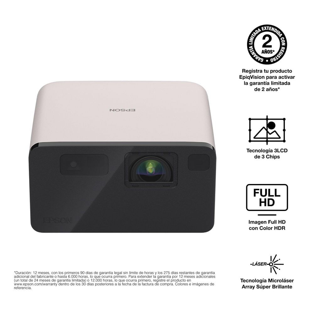 Proyector  EPSON EpiqVision EF21 Rosa img #4