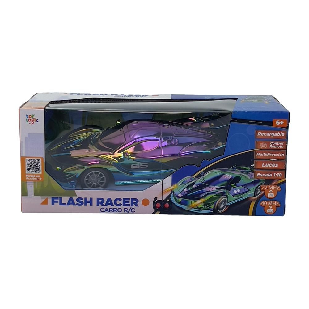 Carro a control remoto TOY LOGIC Flash Racer Green img #1