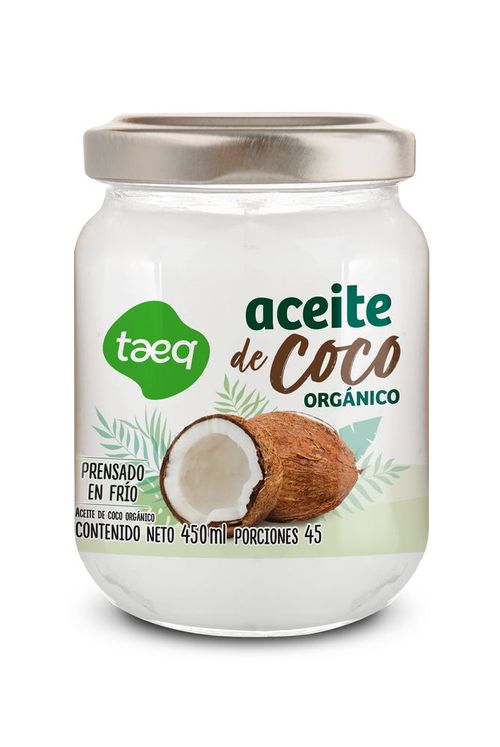 Aceite de coco TAEQ orgánico (450  ml)