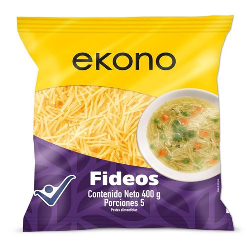 Pastas EKONO fideos (400  gr)