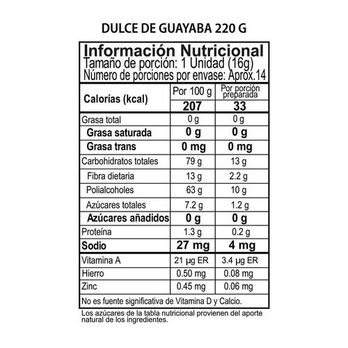 Bocadillo KONFYT sin azúcar (220  gr)