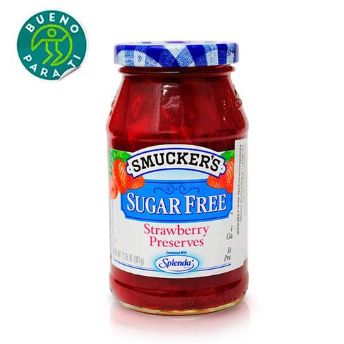 Mermelada SMUCKERS MARCA EXCLUSIVA de fresa sin azúcar (361  gr)
