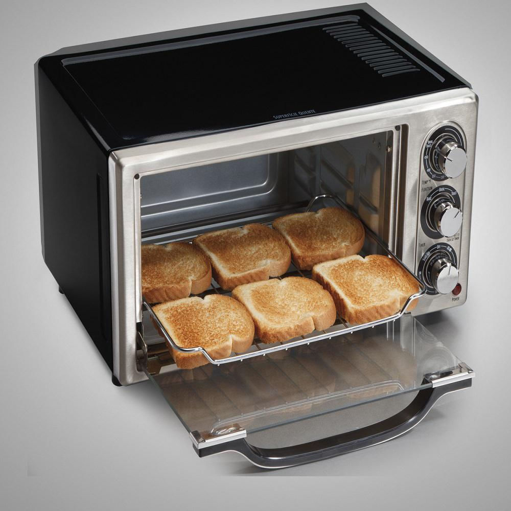 Horno tostador de Hamilton Beach., Horno tostador, Negro