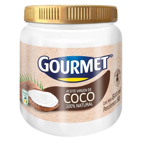 Aceite de coco GOURMET 100 % natural (800  ml)