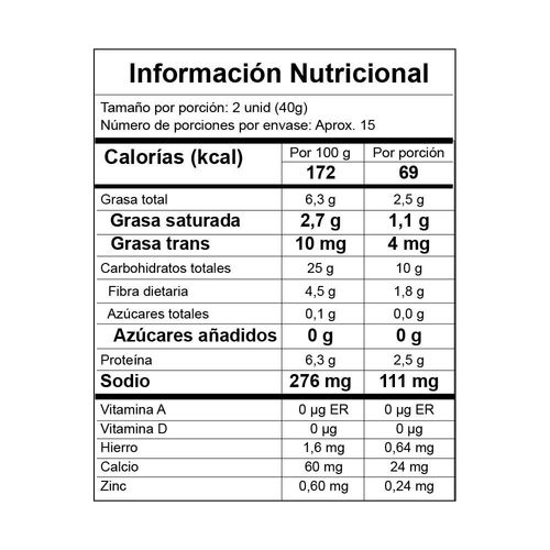 Empanada de carne MC CAIN 600  gr