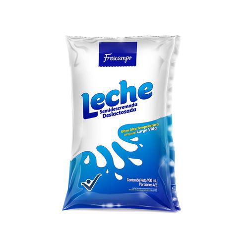 Leche deslactosada FRESCAMPO semidescremada (900  ml)