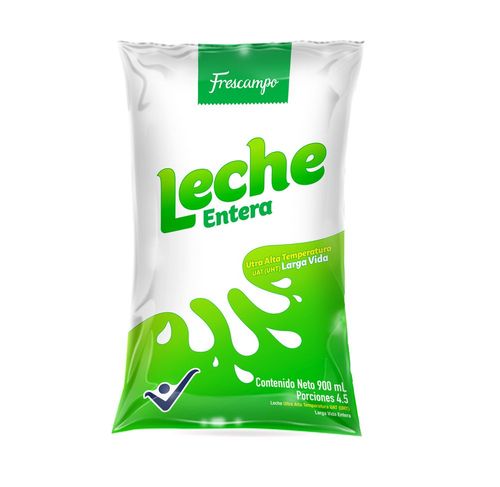 Leche FRESCAMPO entera bolsa (900  ml)