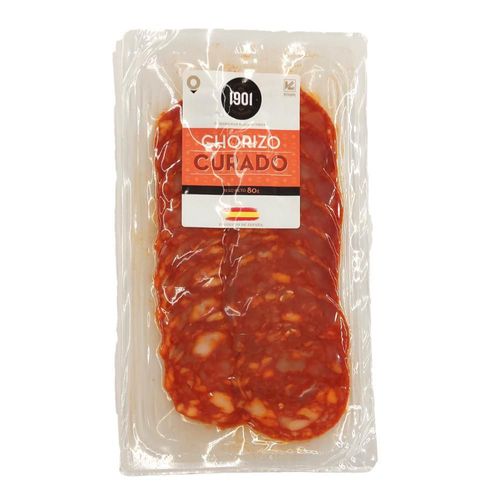 Chorizo 1901 AUTÉNTICO POR TRADICIÓN curado (80  gr)