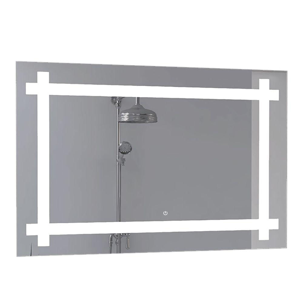 Espejo Rectangular Broni, Gris, Con Luz Led Y Touch img #4