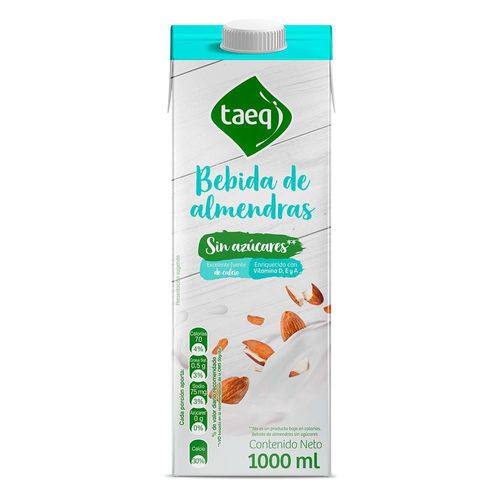 Bebida de almendras TAEQ sin azúcares añadidos (1000  ml)