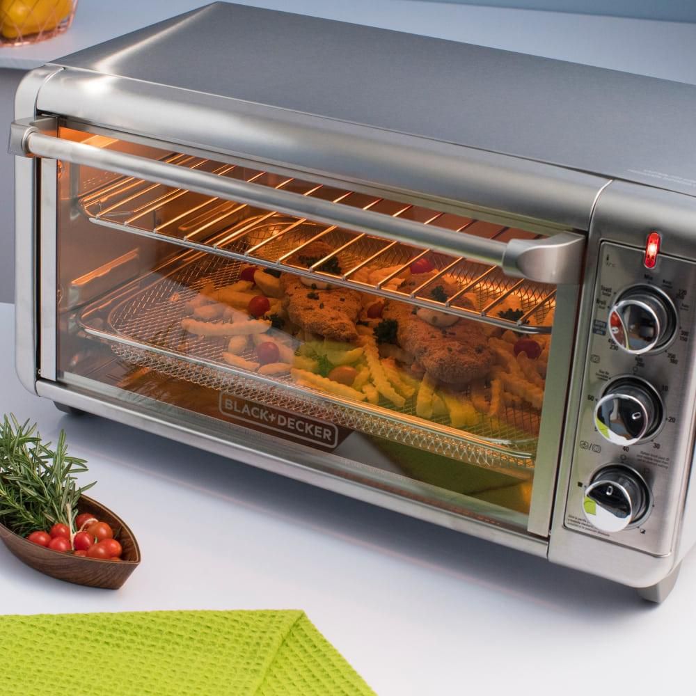 Horno Freidor Con Aire 30 Lts BLACK & DECKER TO3265XSS img #3