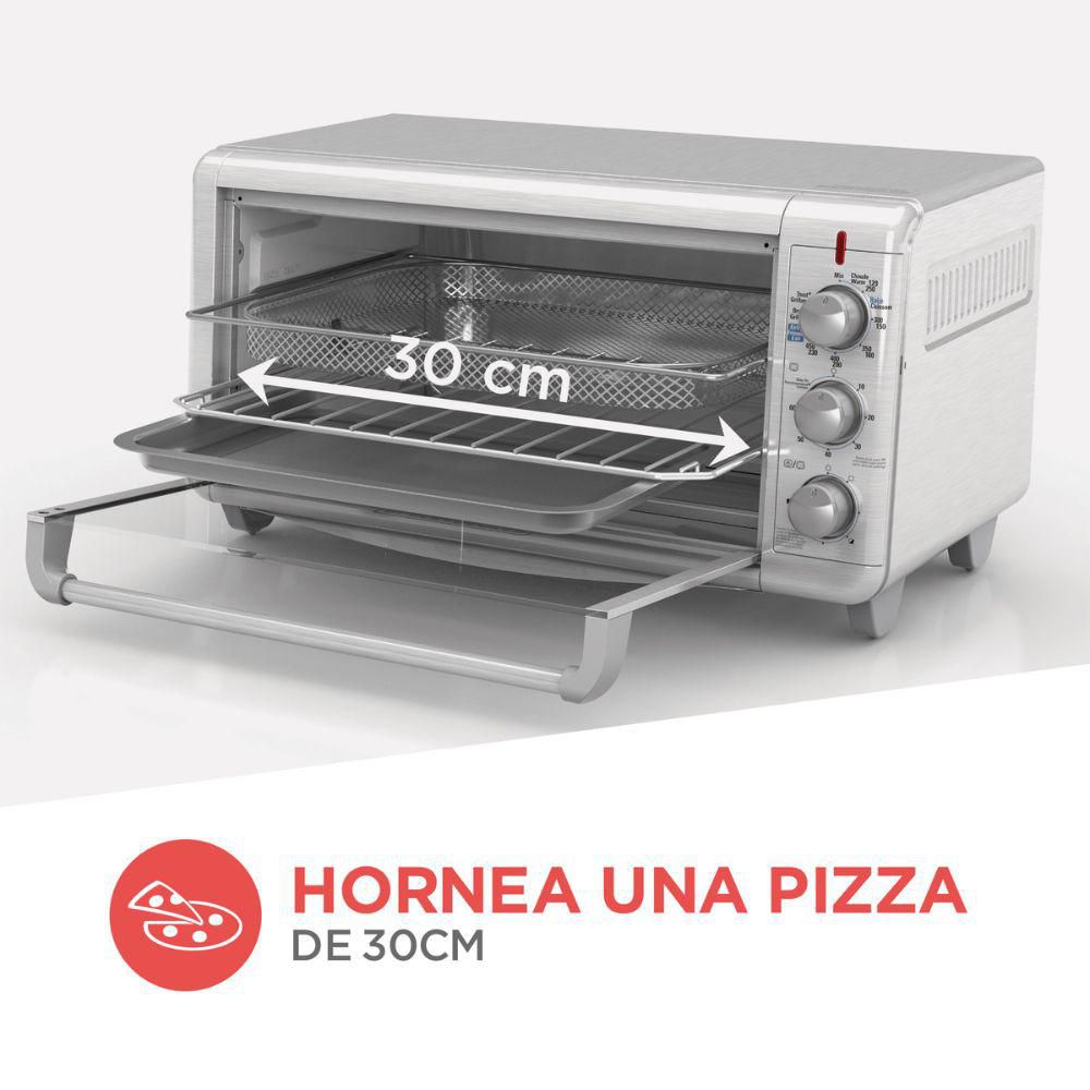Horno Freidor Con Aire 30 Lts BLACK & DECKER TO3265XSS img #4