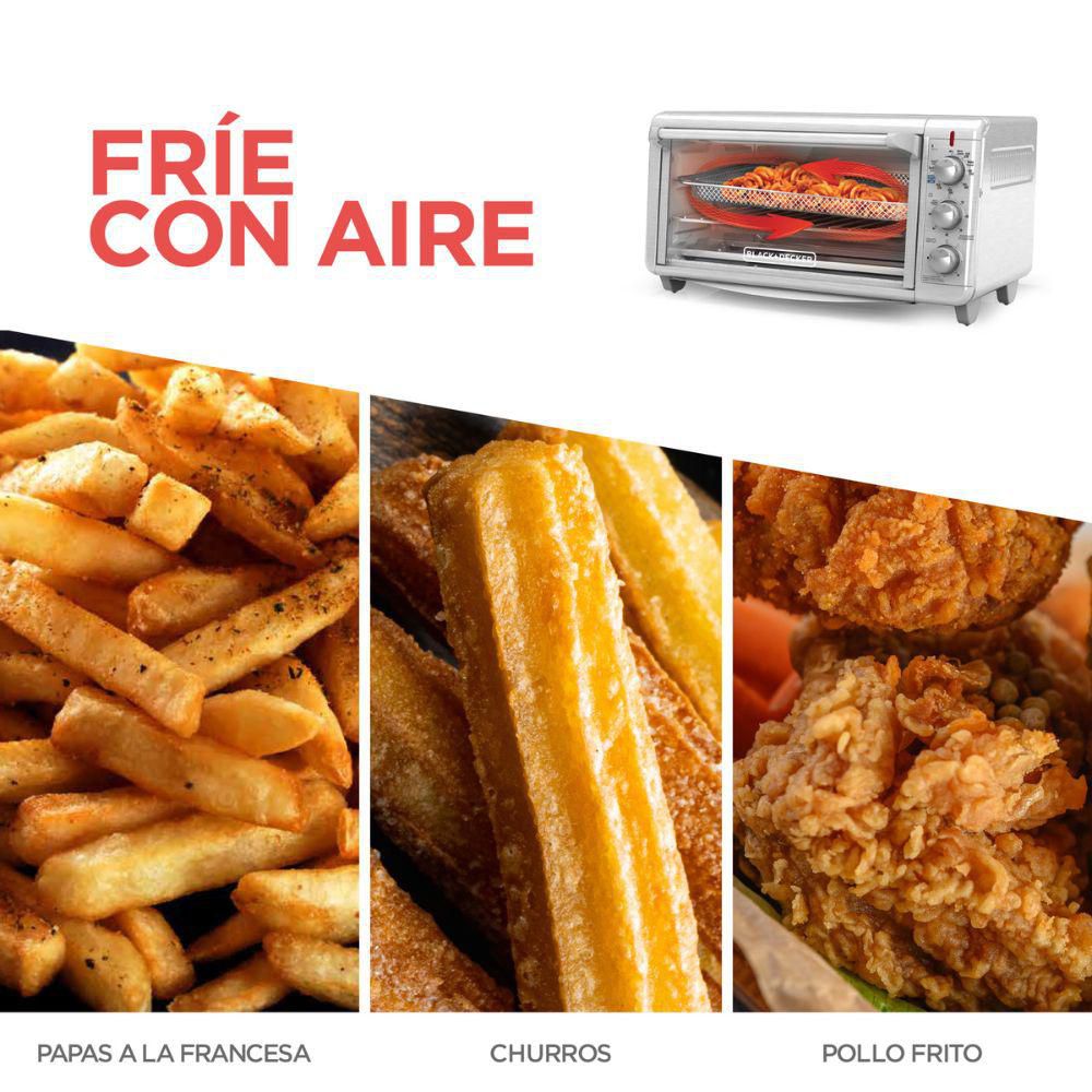 Horno Freidor Con Aire 30 Lts BLACK & DECKER TO3265XSS img #6
