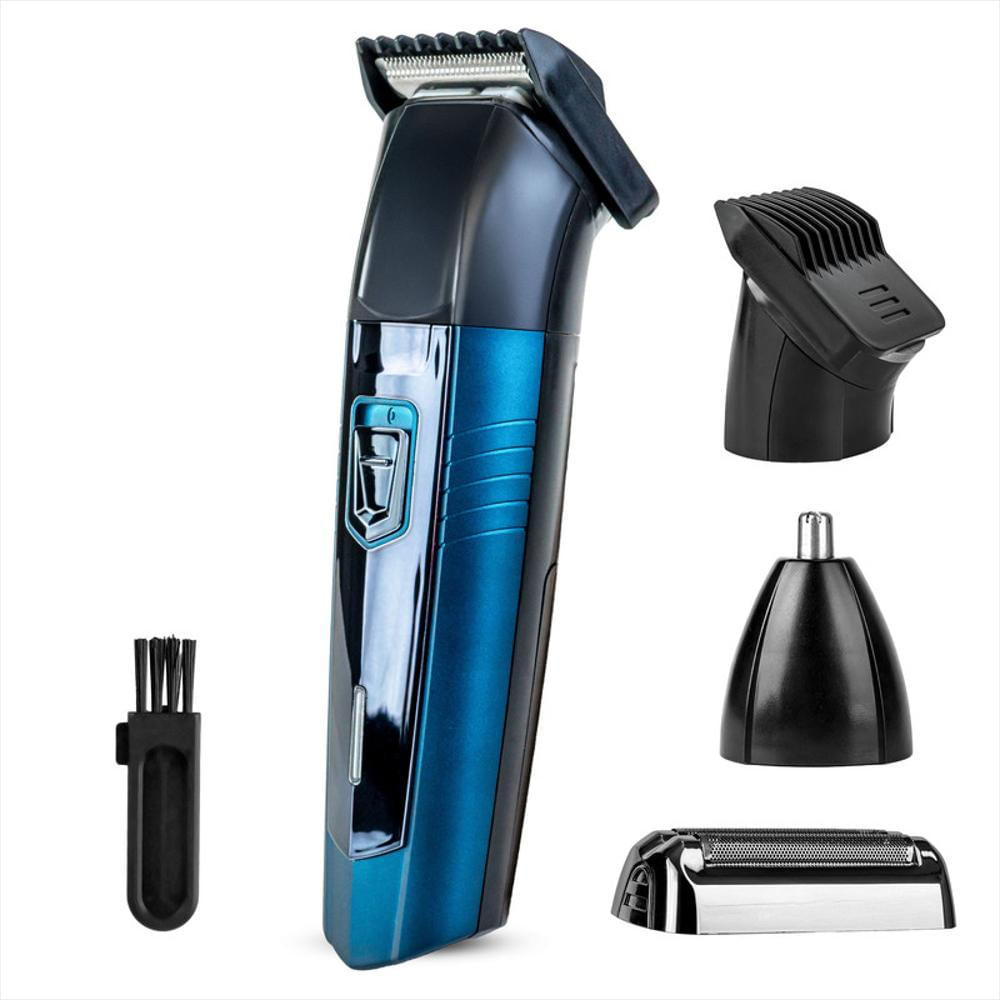 Máquina Afeitadora Eléctrica 3 En 1 Recargable E Inalámbrica Azul img #1