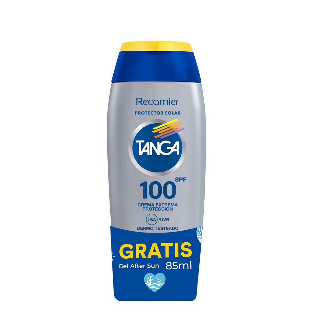 Protector solar TANGA FPS 100 + gel after sun (130  ml) img #1