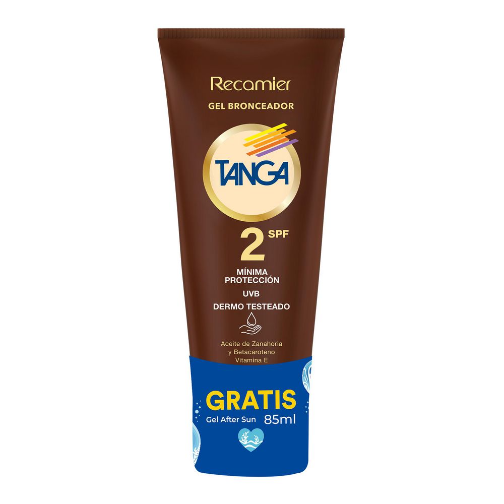 Bronceador TANGA en gel FPS 2 + gel after sun (200  ml) img #1