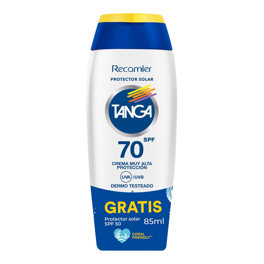 Protector solar TANGA FPS 70 + protector solar FPS 50 (220  ml) img #1