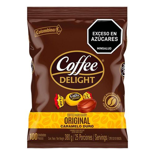 Caramelos COFFEE DELIGHT duro con café (380  gr)