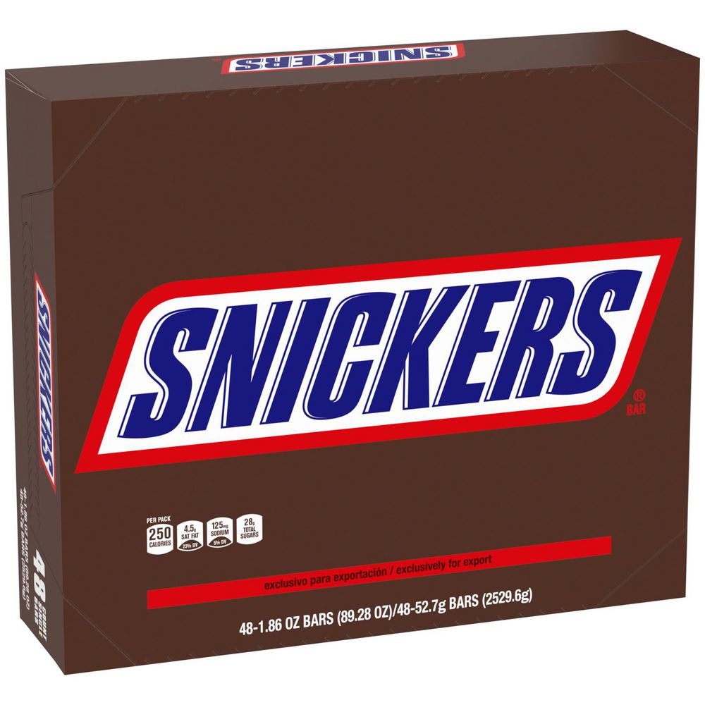 Chocolatina SNICKERS barras cubiertas (2529.6  gr) img #1