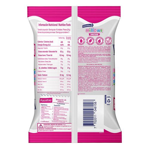 Masmelos Surtido. MILLOWS 145  gr