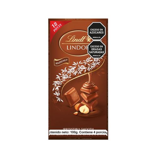 Chocolates LINDT leche y avellana (100  gr)