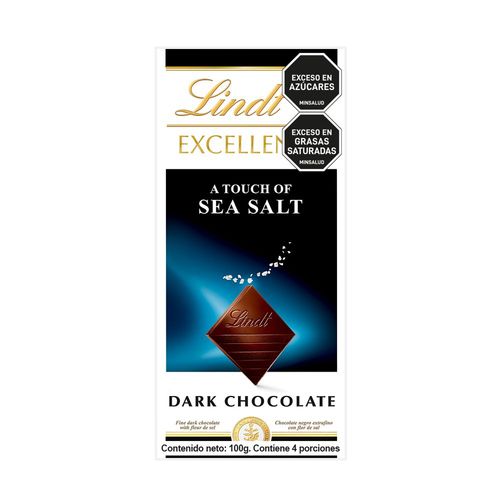 Chocolatina LINDT excellence sal marina (100  gr)
