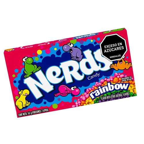 Dulces NERDS arcoíris mediano (141  gr)