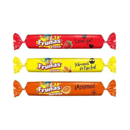 Caramelos FRUNAS sabor a fresa (120  gr)