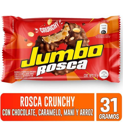 Chocolates JUMBO rosca crocante (31  gr)