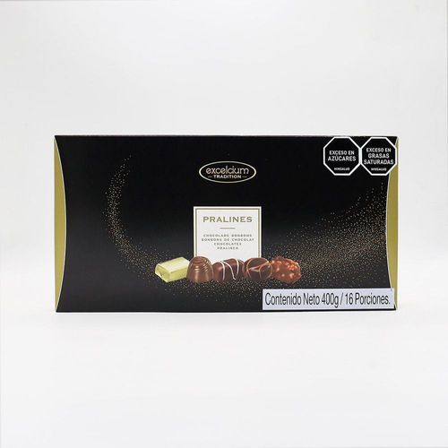 Bombones de chocolate EXCELCIUM pralines rellenos (400  gr)