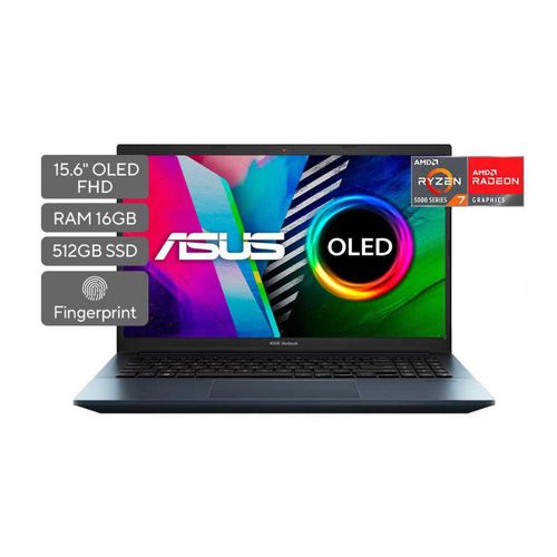 Computador ASUS Vivobook Pro 15 OLED AMD Ryzen 7 5800H RAM 16 GB 512 GB SSD M3500QAL1245W