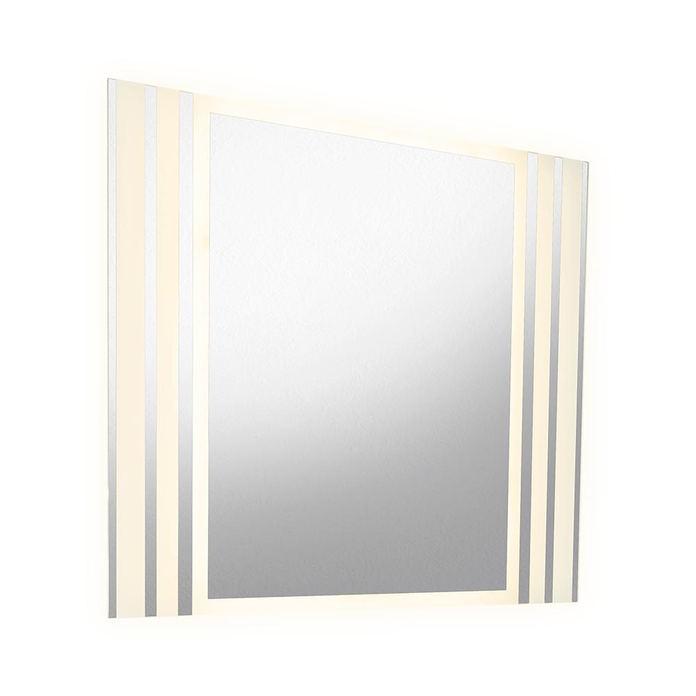 Espejo Rectangular Apolo, Gris, Con Luz Led img #1