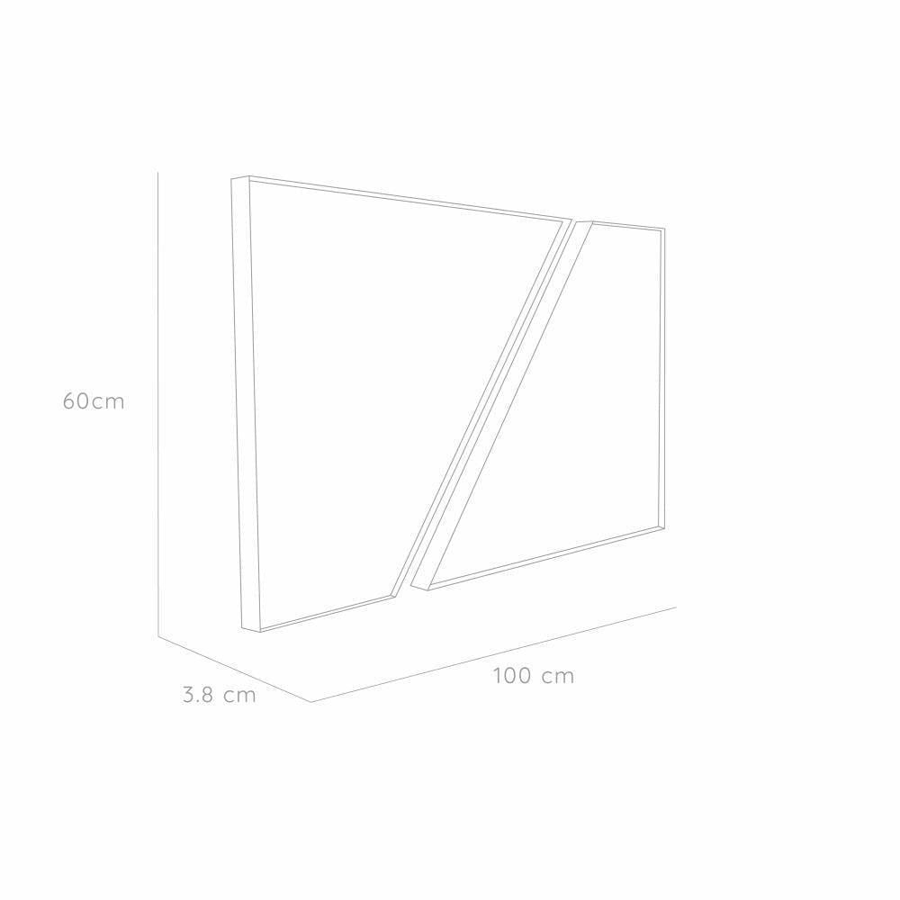 Espejo Rectangular Kenny 100, Negro img #5