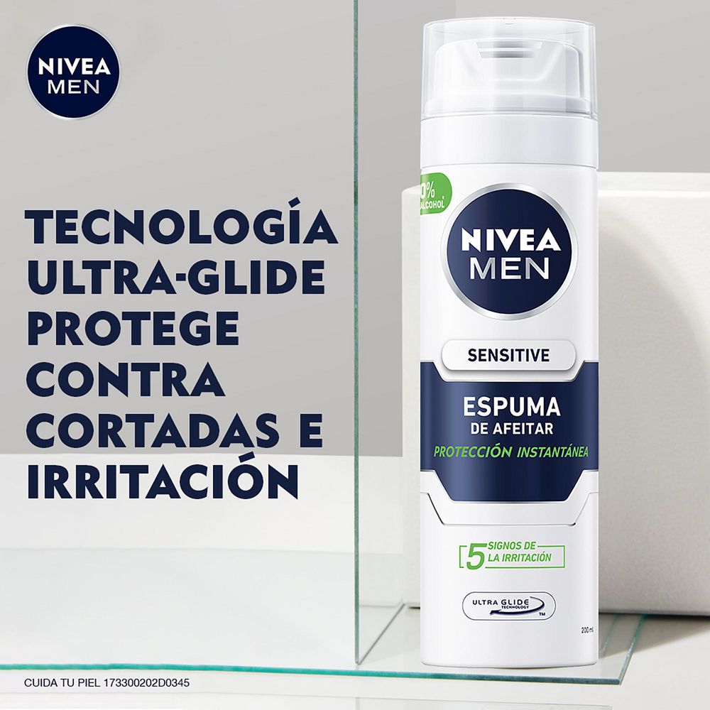 Espuma de afeitar NIVEA men sensitive (200  ml) img #5