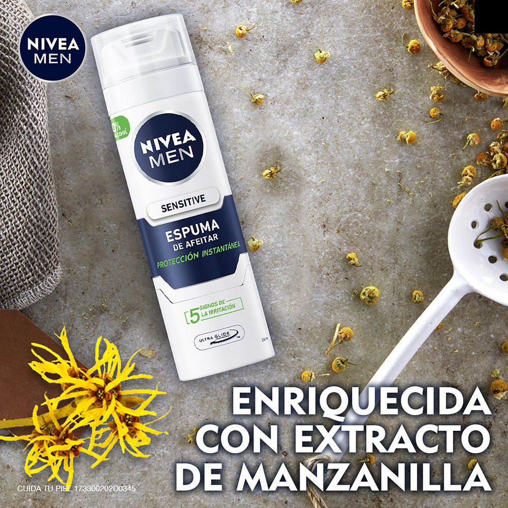 Espuma de afeitar NIVEA men sensitive (200  ml) img #8