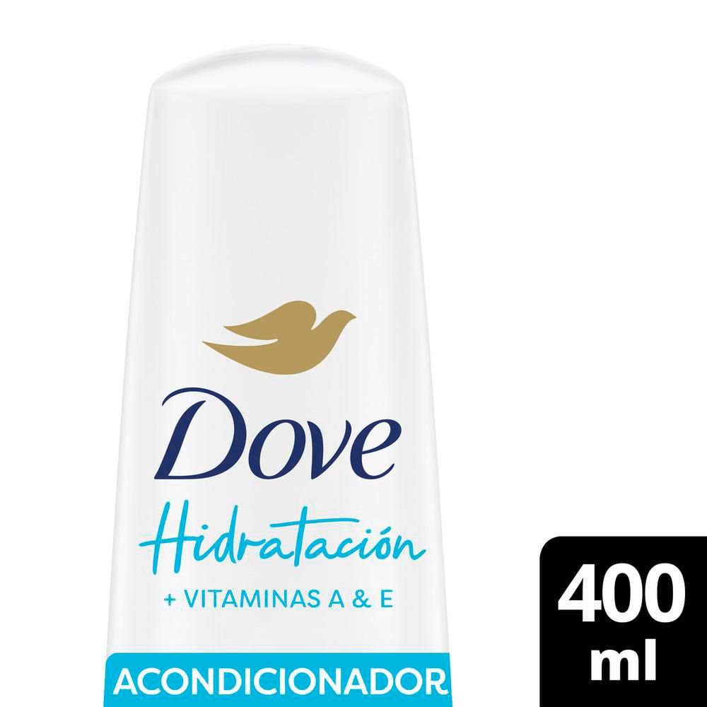 Acondicionador DOVE hidratación vitaminas A&E (400  ml) img #2