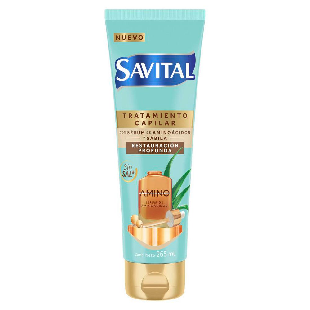 Tratamiento capilar SAVITAL aminoácidos (265  ml) img #2