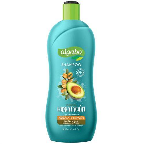 Shampoo ALGABO MARCA EXCLUSIVA con extracto de aguacate y argán (930  ml)