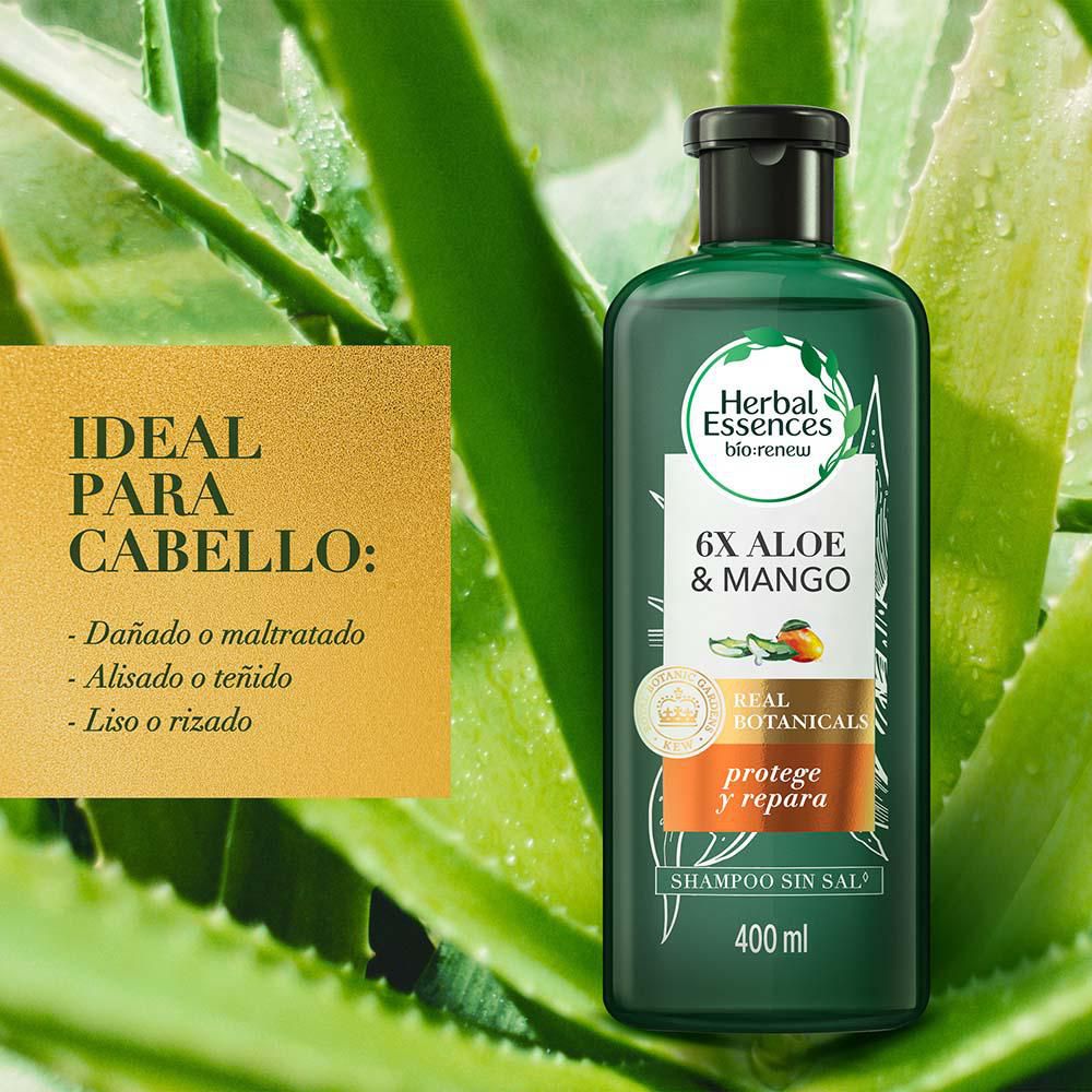 Shampoo HERBAL ESSENCES BIO RENEW aloe y mango (400  ml) img #3
