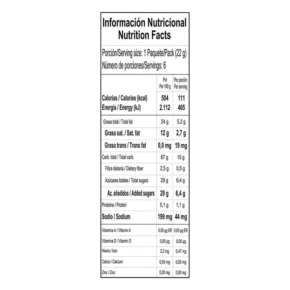 Galletas MOMENTS chips de chocolate (132  gr) img #4
