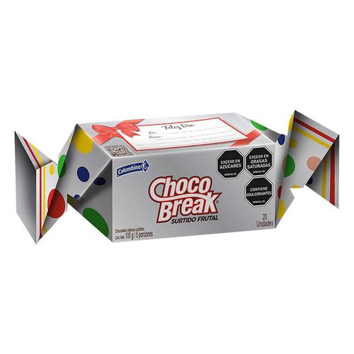 Chocolates CHOCOBREAK surtido frutal (100  gr)