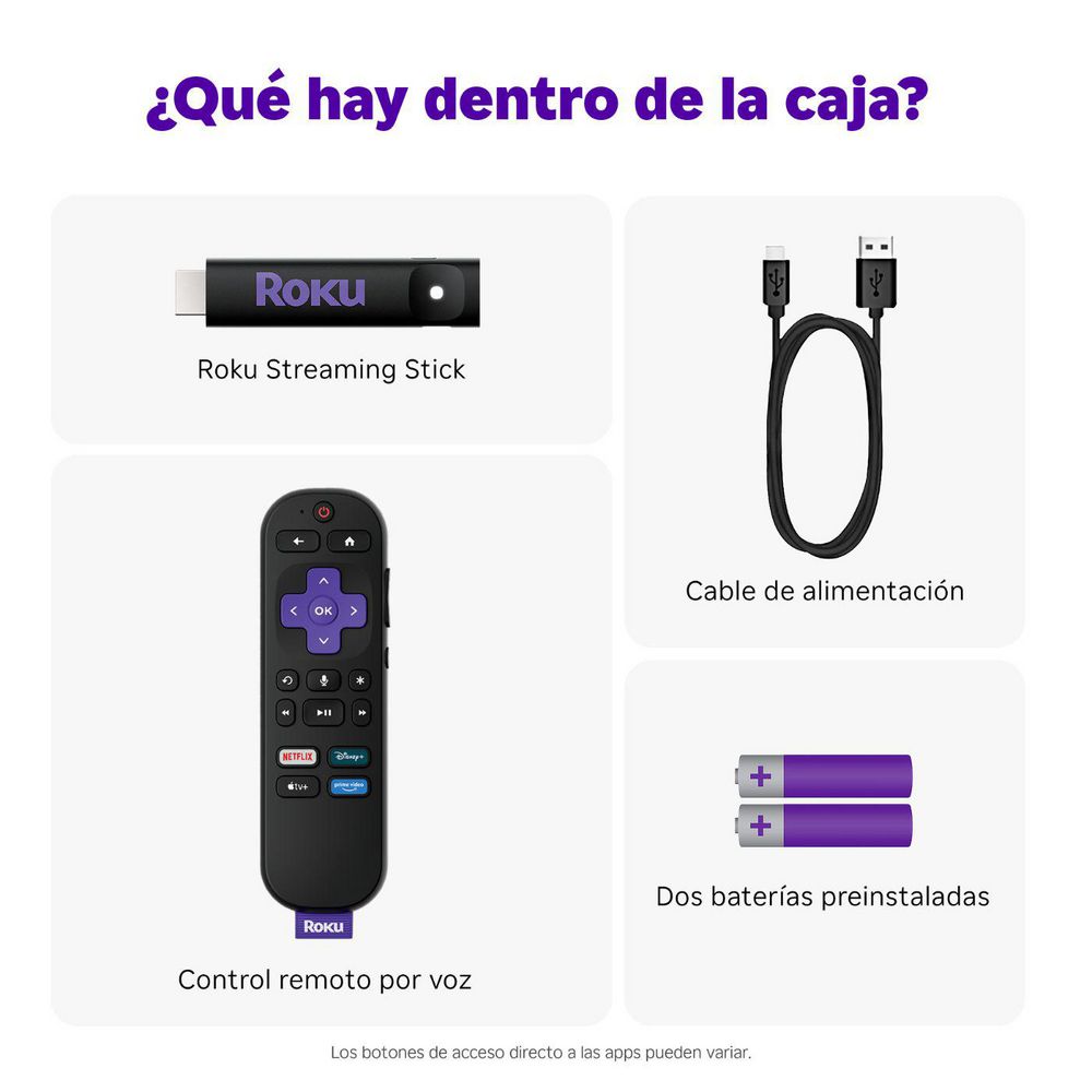 Dispositivo Streaming Stick ROKU 3840MX img #7