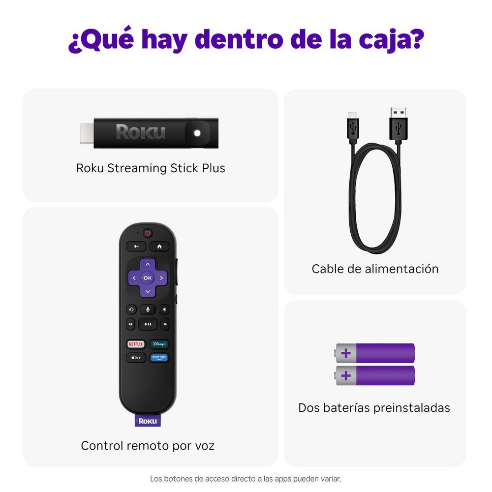 Dispositivo Streaming Stick Plus ROKU 3830MX img #7