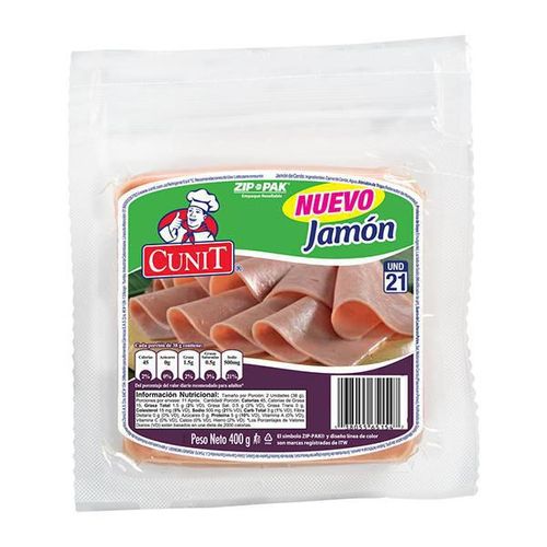 Jamón  CUNIT de cerdo (400  gr)