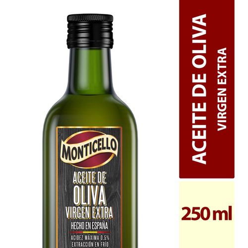 Aceite de oliva MONTICELLO extra virgen (250  ml)