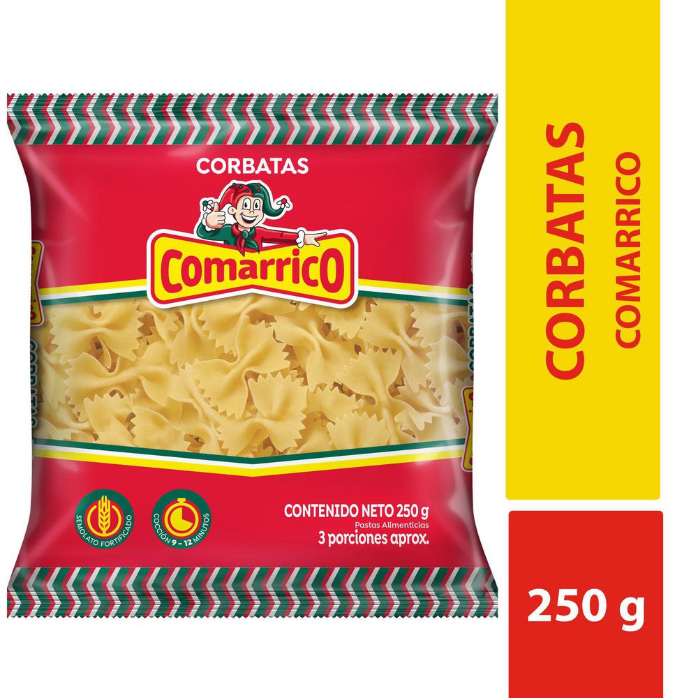 Pastas COMARRICO corbatas (250  gr) img #1