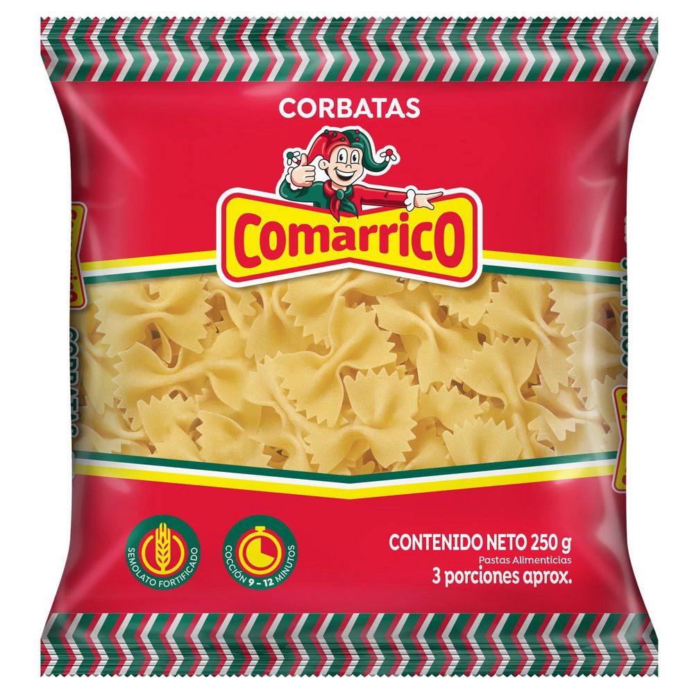 Pastas COMARRICO corbatas (250  gr) img #2