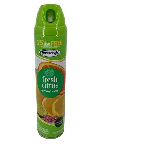 Ambientador HOMEBRIGHT MARCA EXCLUSIVA en spray fresh citrus (10  oz)