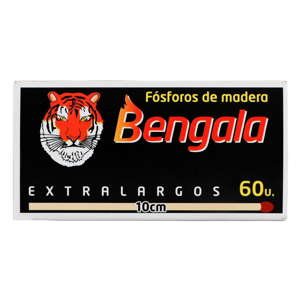 Fósforos BENGALA madera extra largos img #1