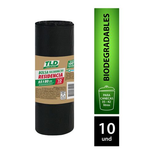 Bolsa para basura T/L/D TODOS LOS DIAS tipo residencia 65x80 cm